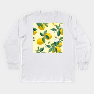 Sorrento Lemons 3 Kids Long Sleeve T-Shirt